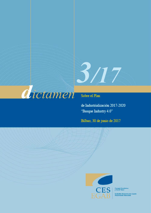 Dictamen 3/17 sobre el Plan de Industrialización 2017-2020 «Basque Industry 4.0»
