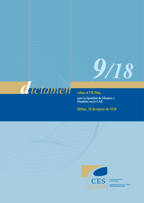 Dictamen 9/18 sobre el VII Plan para la Igualdad de Mujeres y Hombres en la CAE