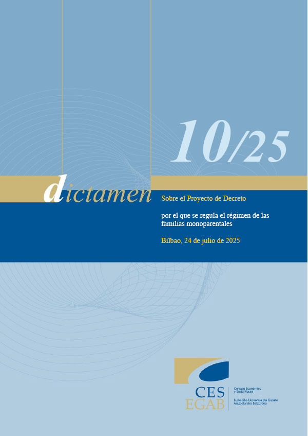 Dictamen 10/25 de 24 de julio sobre el Proyecto de Decreto por el que se regula el régimen de las familias monoparentales