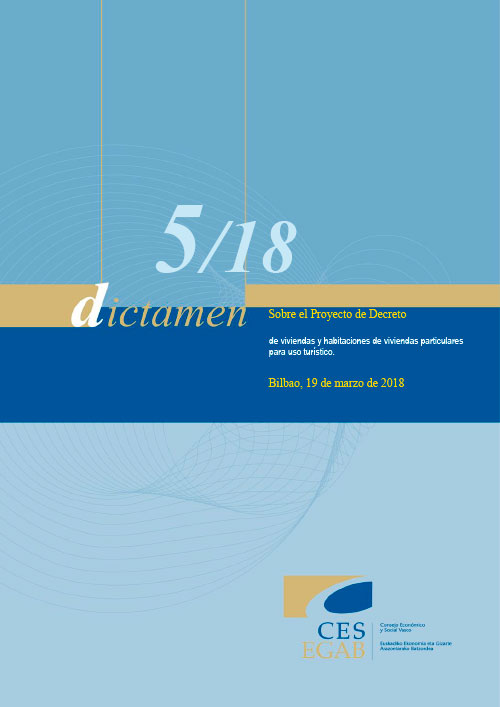 Dictamen 5/18, sobre el Proyecto de Decreto de viviendas y habitaciones de viviendas particulares para uso turístico