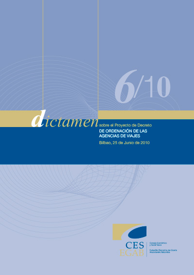 Dictamen 6/10 sobre el Proyecto de Decreto de ordenación de las Agencias de Viajes