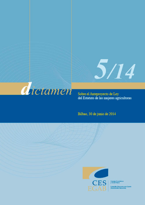 Dictamen 5/14 sobre el Anteproyecto de Ley del Estatuto de las mujeres agricultoras