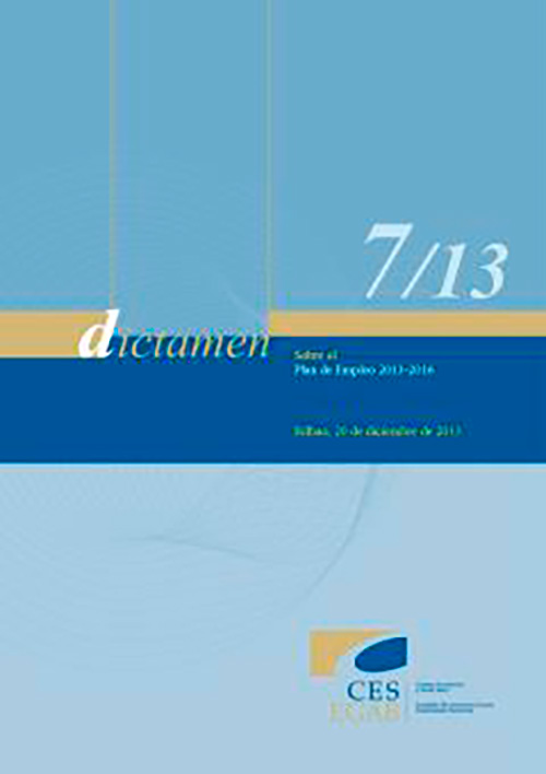 Dictamen 7/13 sobre el Plan de Empleo 2013-2016